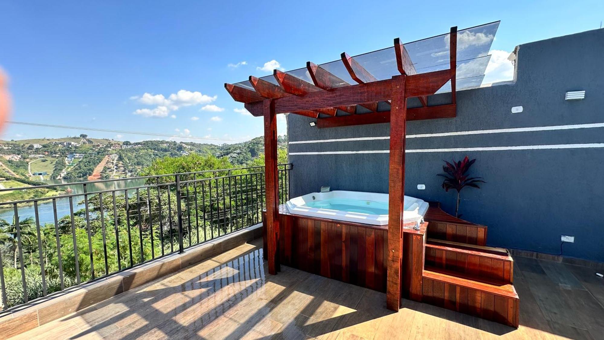 Chacara Gama Em Condominio Igarata-Sp - Jacuzzi Com Hidromassagem, Piscina E Sauna Екстер'єр фото