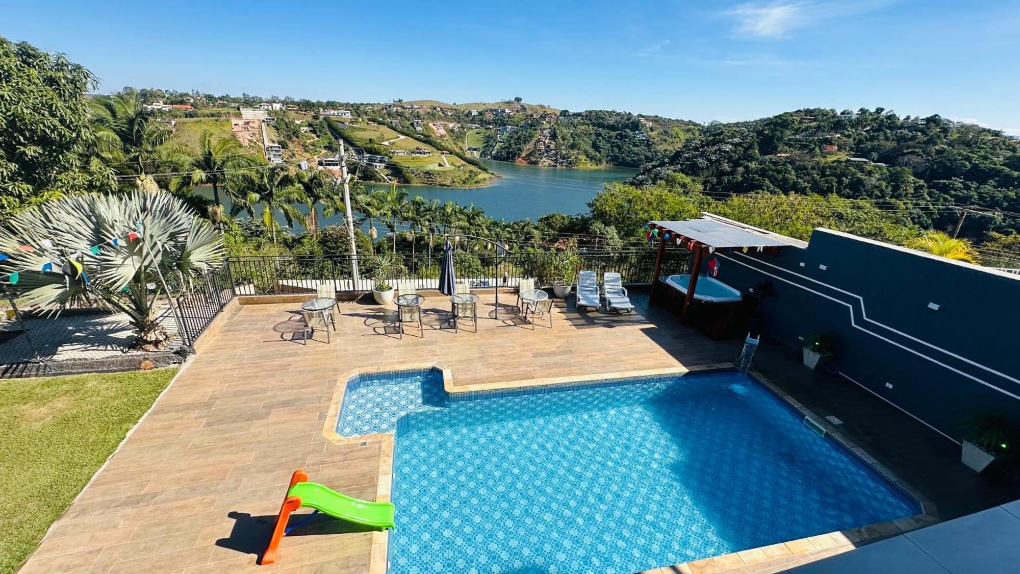Chacara Gama Em Condominio Igarata-Sp - Jacuzzi Com Hidromassagem, Piscina E Sauna Екстер'єр фото